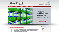 Desktop Screenshot of focal-point-software.com