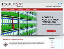 Tablet Screenshot of focal-point-software.com